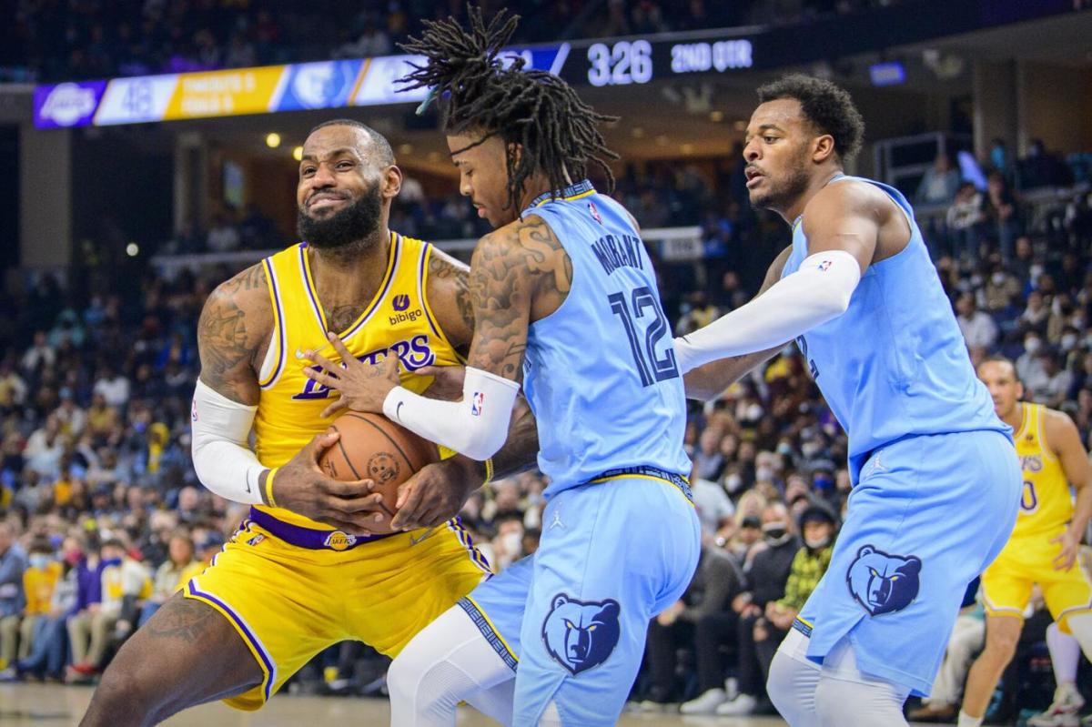 lebron james ja morant usa today 12-29-21